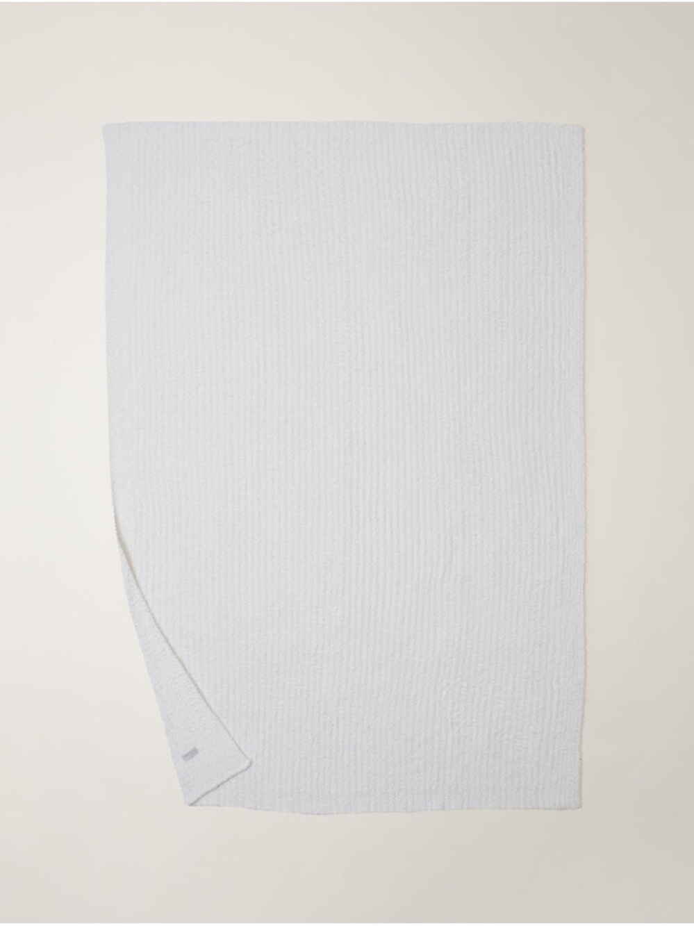 Barefoot Dreams CozyChic Ribbed Throw - Pearl - Picture 3 of 4